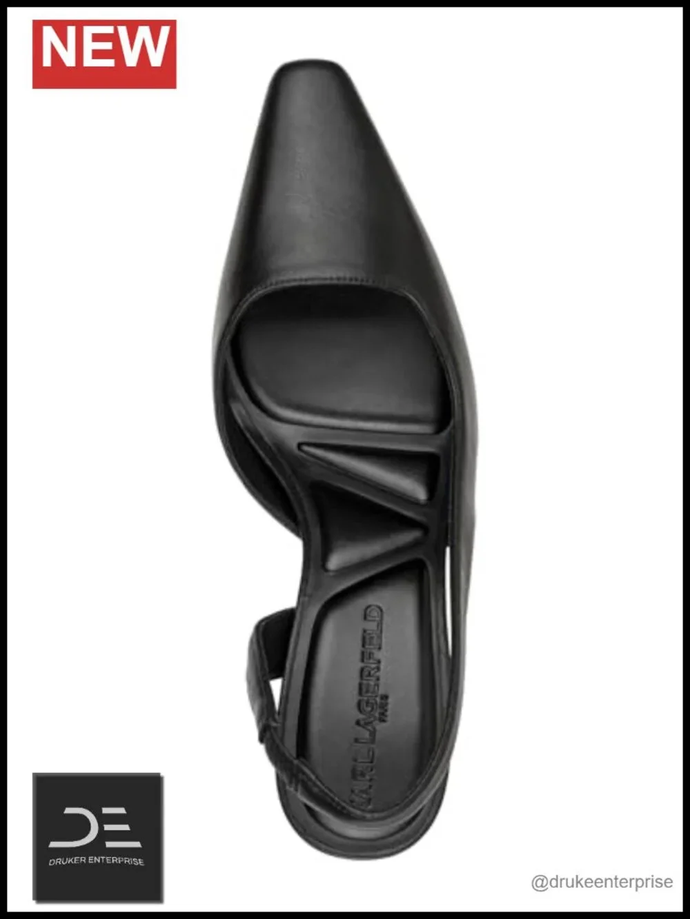 Karl Lagerfeld Slingback Heels Women's Dress Pumps Pointed Toe